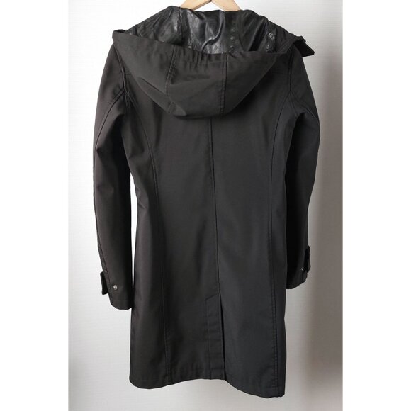 Black Scuba Spring/Fall Zipper Coat with Hood, Small - Picture 11 of 12